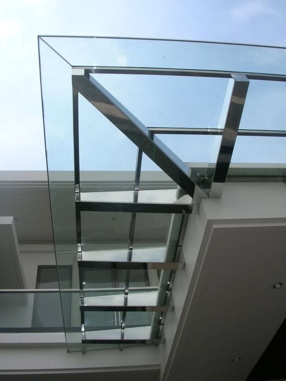 Kanopi Kaca Teras Modern Murni Jaya Awning