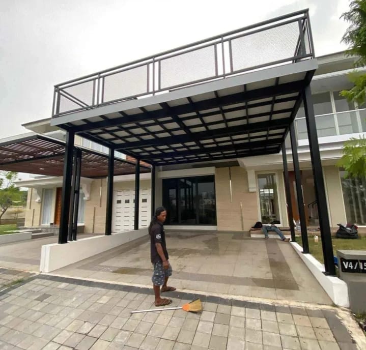 Contoh desain Balkon Mezzanine Bandung yang modern dan minimalis