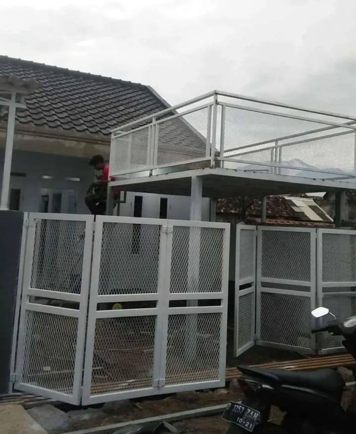 Pengerjaan profesional balkon mezzanine sukabumi