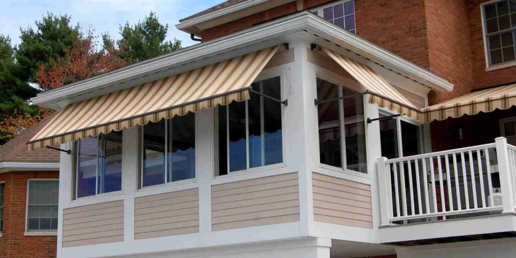 Model Kanopi Kain Modern untuk Rumah & Cafe