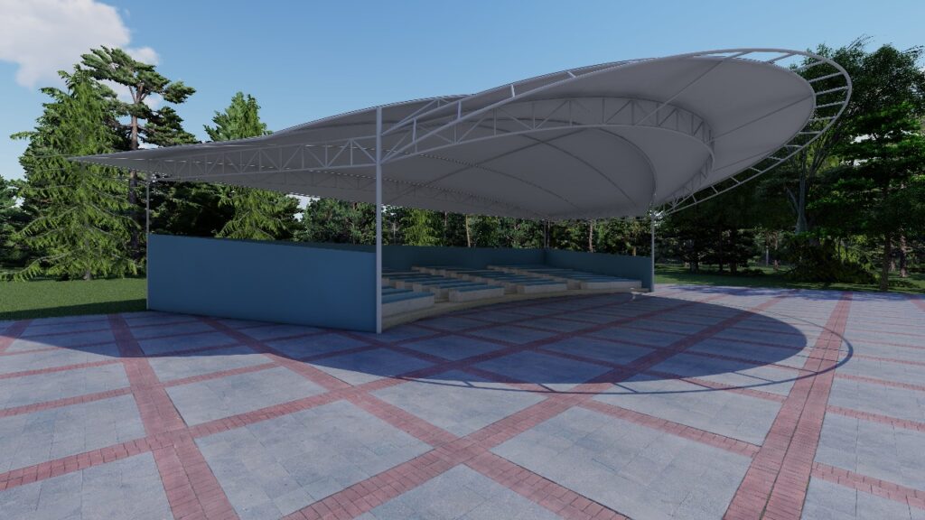 Jasa Pasang Kanopi Membran dengan Struktur Kokoh